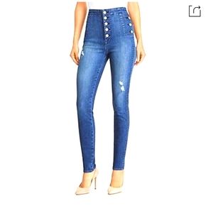J Brand Natasha High Rise Skinny Jeans